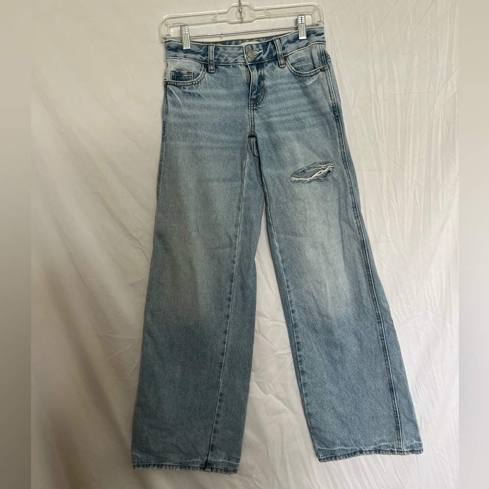 Light wash wide leg  jeans. PacSun. Size 22.